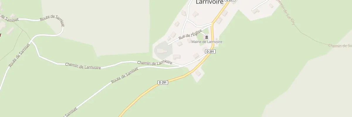 Plan du 10 Rte de Samiset à Larrivoire