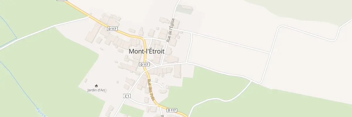 Plan du 1 Che de Chapion à Mont-l’Étroit