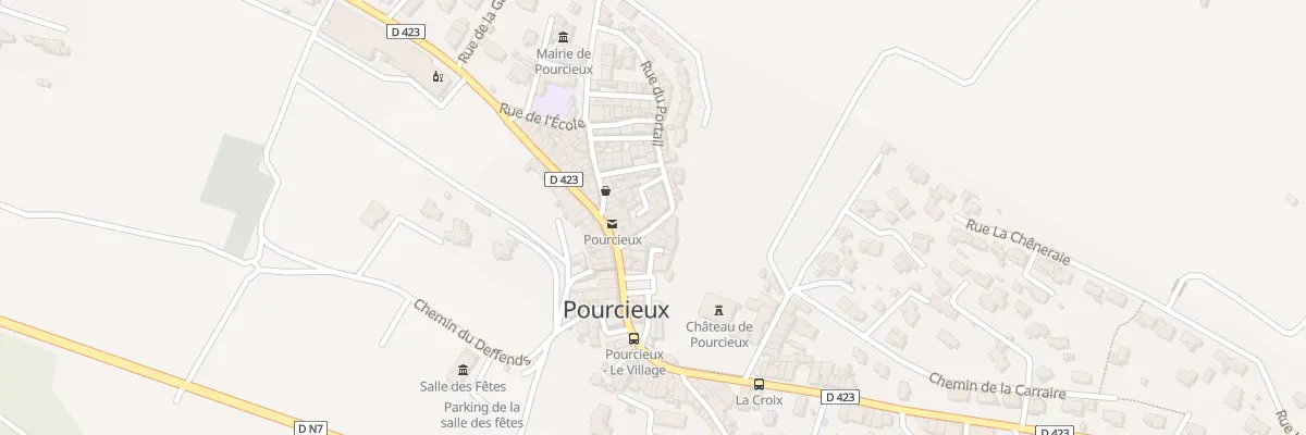 Plan du 9 Rue du Four à Pourcieux
