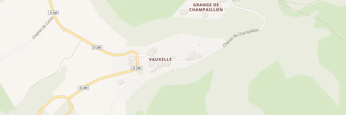 Plan du 5131 Quartier de Vauxelle à Montigny-lès-Arsures