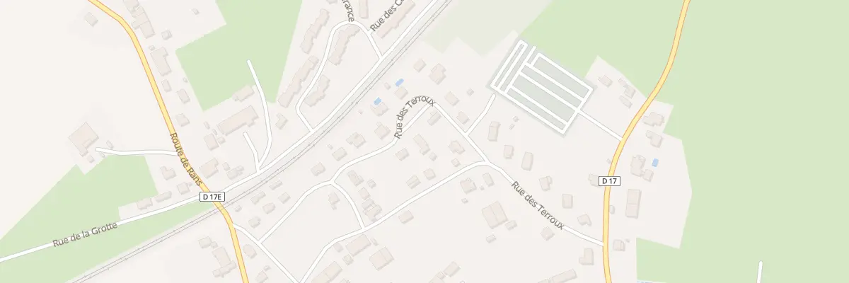 Plan du 21 Rue des Terroux à Arc-et-Senans