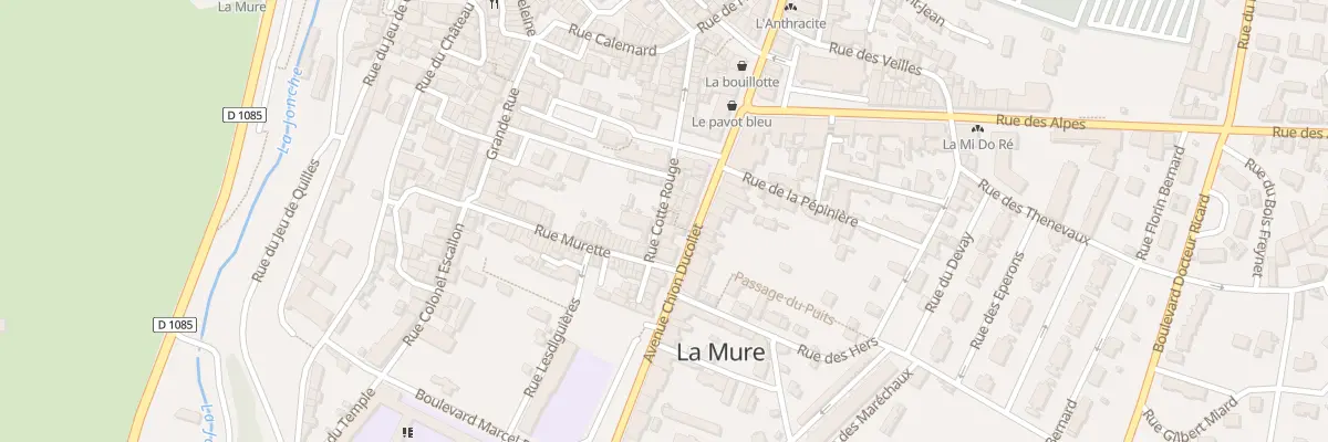 Plan du 21 Rue Cotte Rouge à La Mure