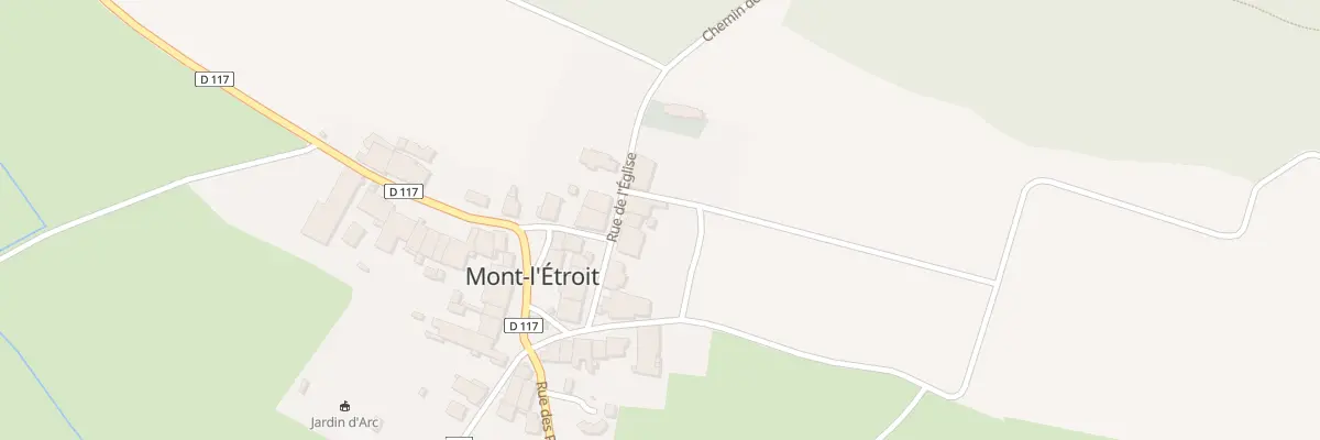 Plan du 8 Rue de l’Eglise à Mont-l’Étroit