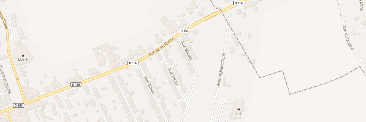 Plan du 9 Rue Mousty à Piennes