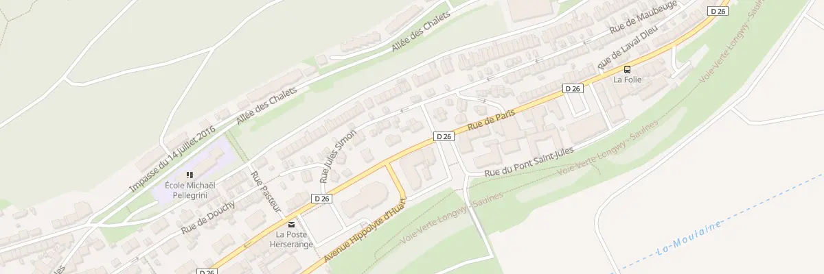 Plan du 143 Rue de Paris à Herserange