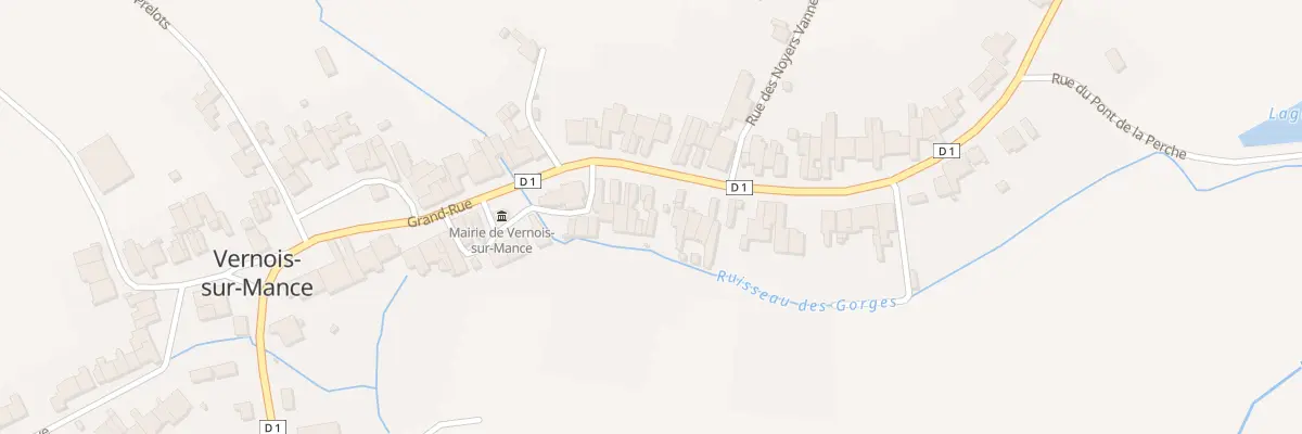 Plan du 36 Grande Rue à Vernois-sur-Mance