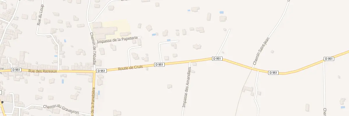 Plan du 223 Rte de Cruis à Saint-Étienne-les-Orgues