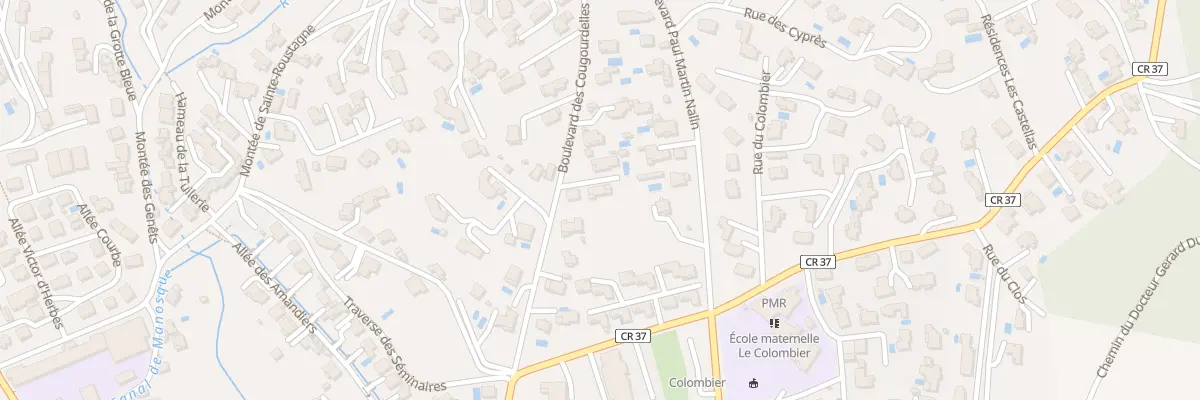 Plan du 548A Bd des Cougourdelles à Manosque