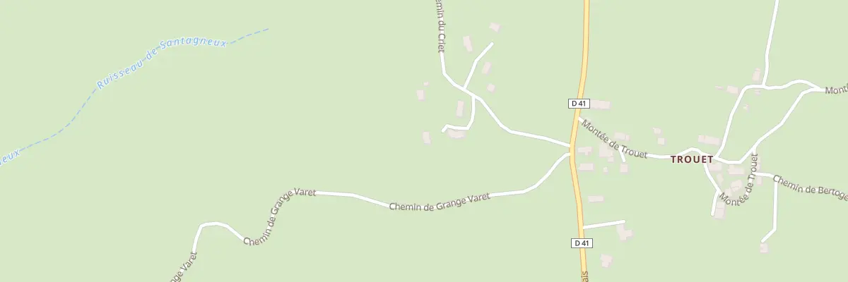 Plan du 5135 Le Criet à Meyrieux-Trouet