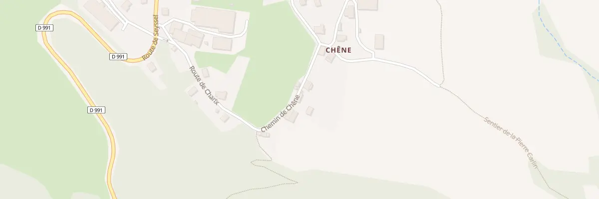Plan du 4 Che de Chêne à Chanay