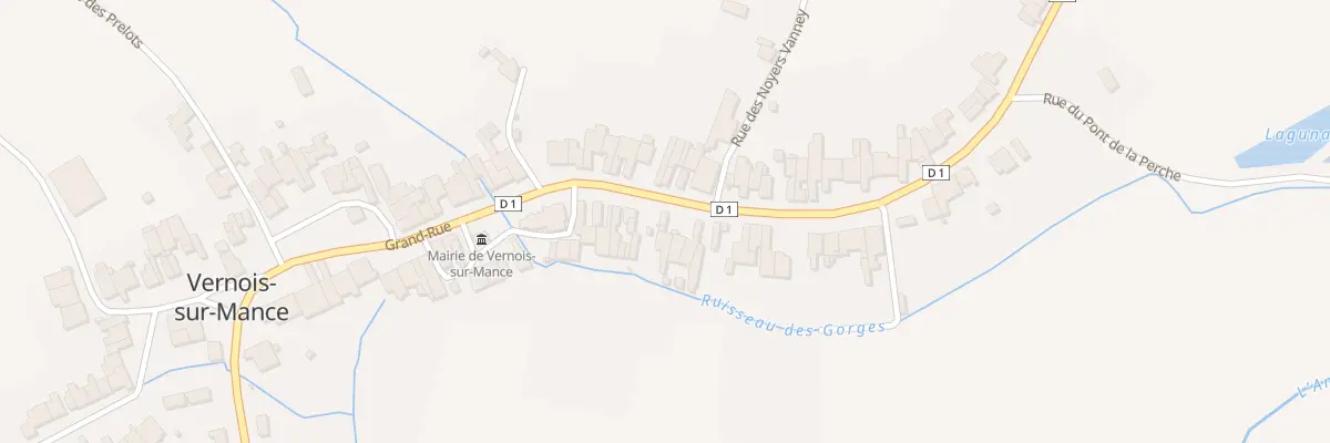 Plan du 38 Gr Grande Rue à Vernois-sur-Mance