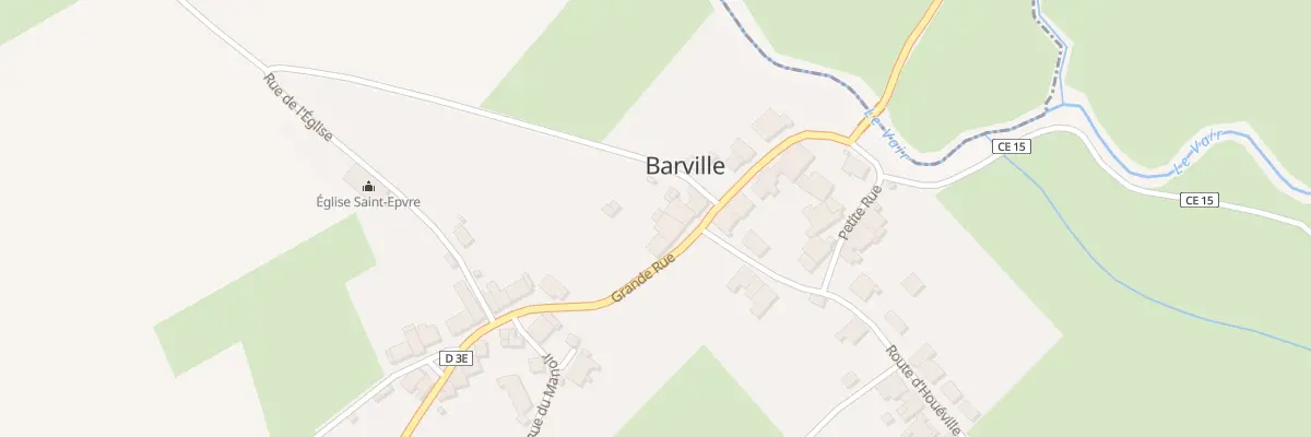 Plan du 14 Gr Grande Rue à Barville
