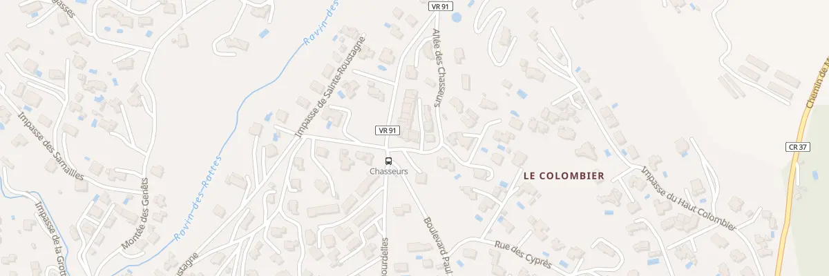 Plan du 37 All des Chasseurs à Manosque