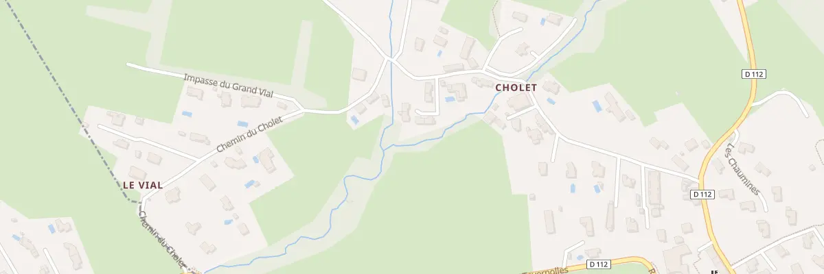 Plan du 331 Che du Cholet à Herbeys
