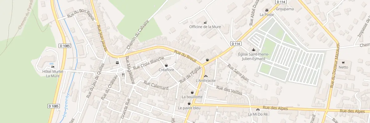 Plan du 30 Rue du Breuil à La Mure