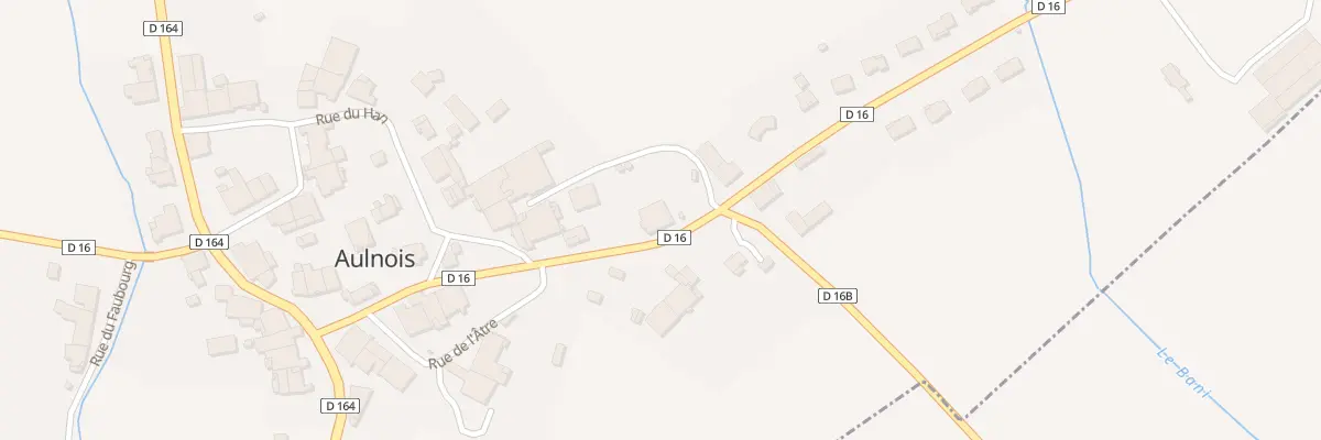 Plan du 11 Rte de Châtenois à Aulnois