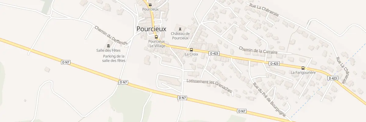 Plan du 11 Rue Sainte Croix à Pourcieux