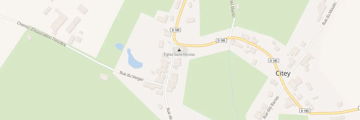 Plan du 9 Rue de l’Eglise à Citey