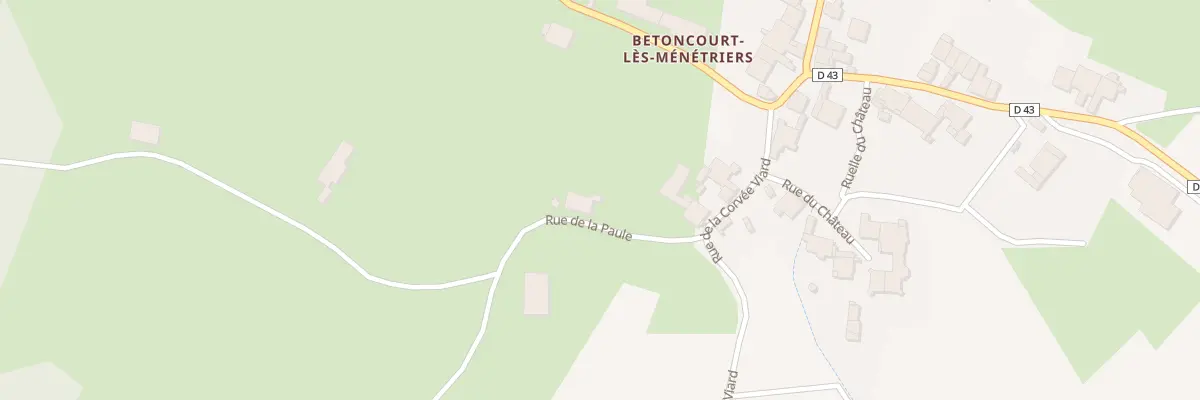 Plan du 2 Rue de la Paule à La Roche-Morey