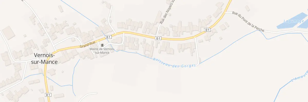 Plan du 44 Gr Grande Rue à Vernois-sur-Mance