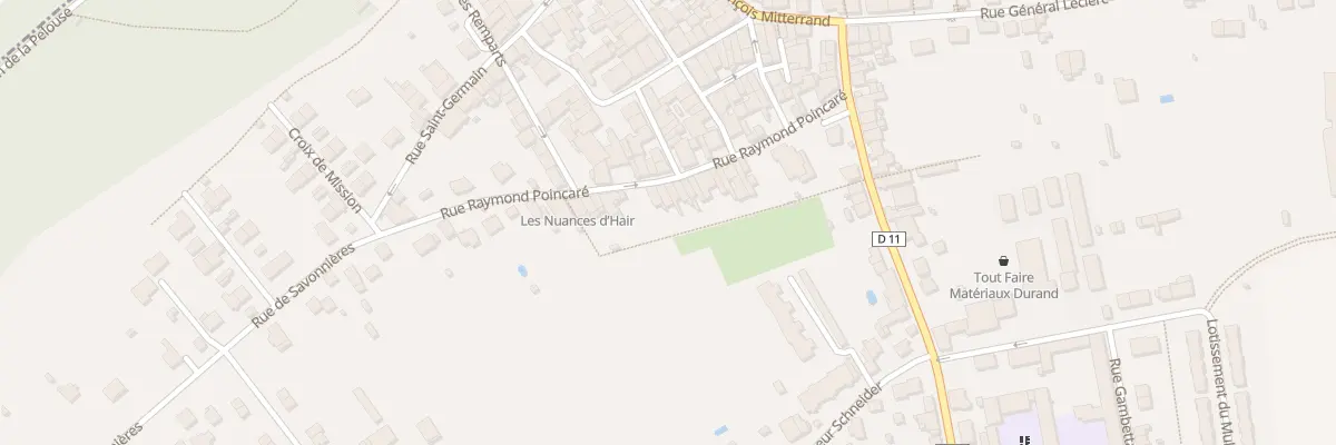 Plan du 25 Rue Raymond Poincaré à Foug