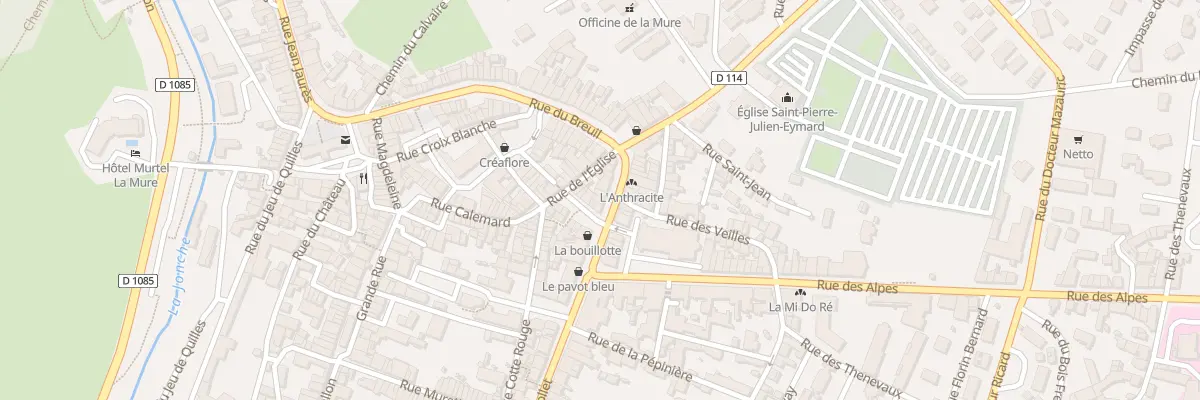 Plan du 16 Rue des Fossés à La Mure