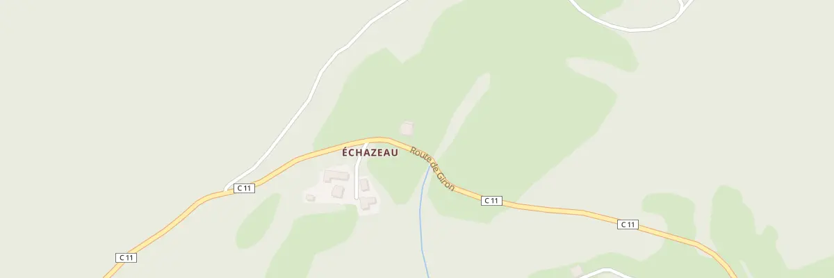 Plan du 2610 Rte de Giron à Montanges