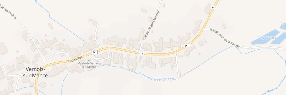 Plan du 37 Gr Grande Rue à Vernois-sur-Mance