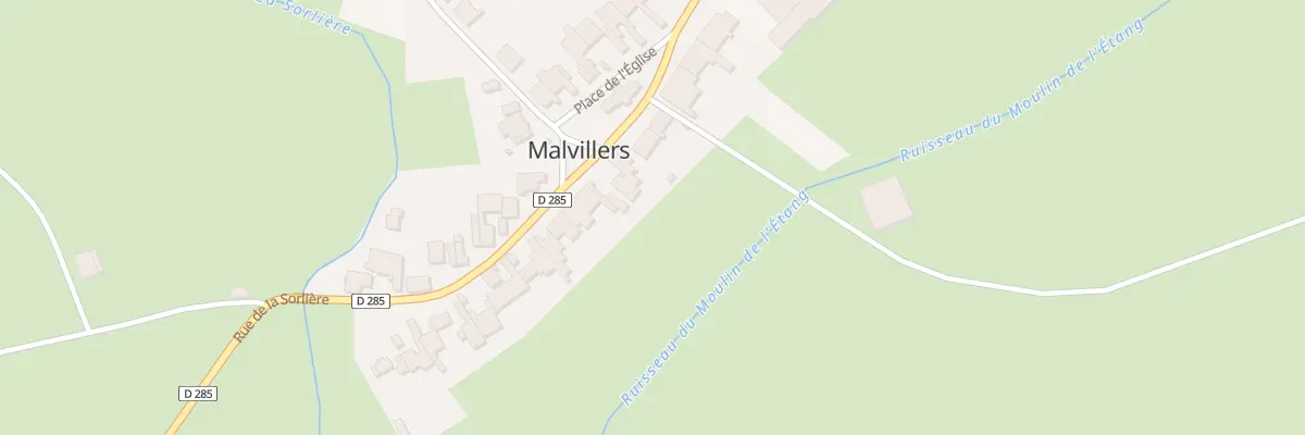 Plan du 7 Pl de l’Eglise à Malvillers