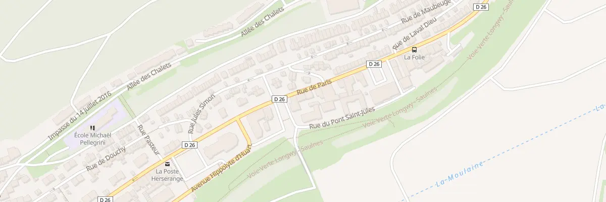 Plan du 138 Rue de Paris à Herserange