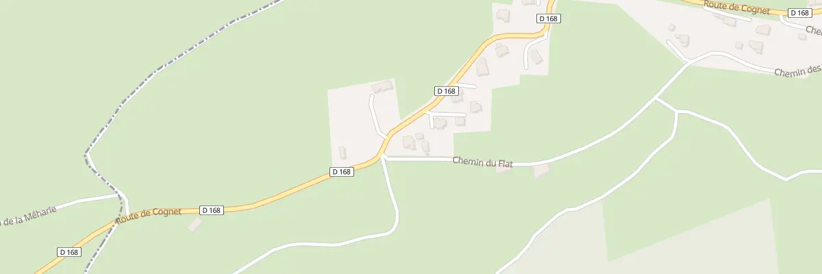 Plan du 1071 Rte de Cognet à Ponsonnas