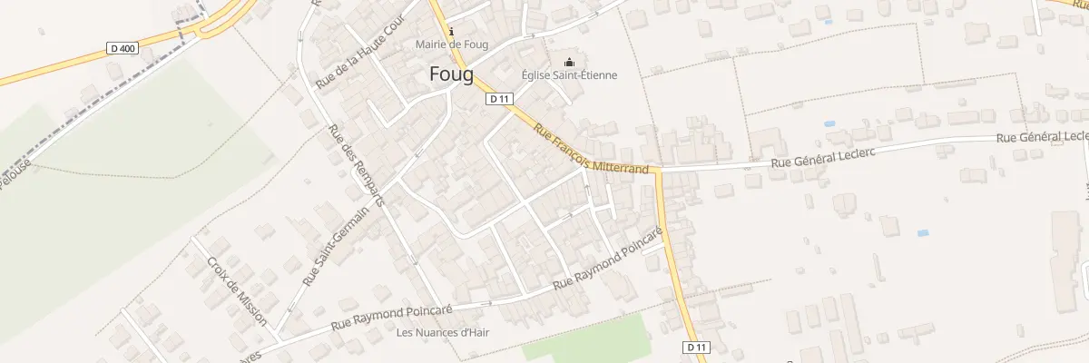 Plan du 6 Rue des Jeux à Foug