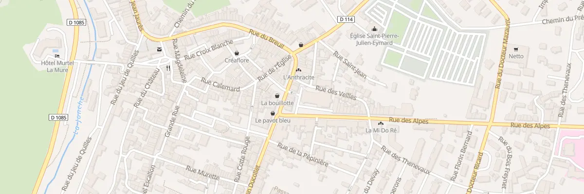 Plan du 29 Rue des Fossés à La Mure