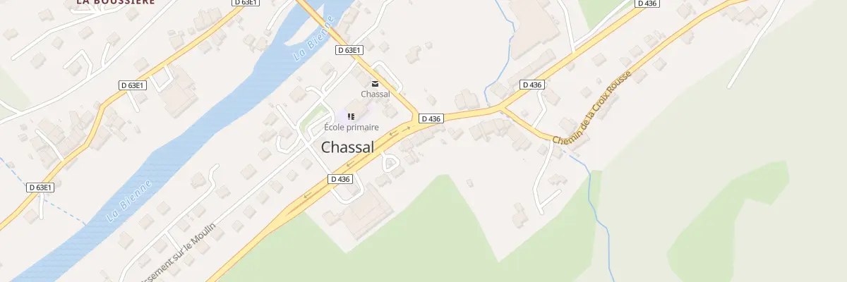 Plan du 15 Rte de Saint-Claude à Chassal-Molinges