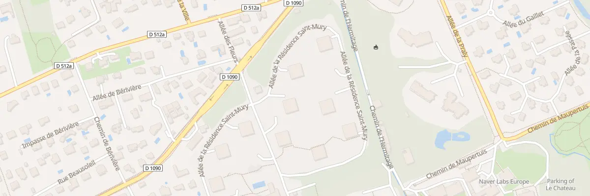 Plan du 5 All de la Résidence Saint Mury à Meylan