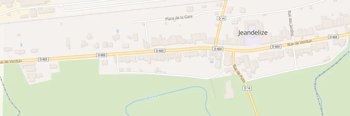Plan du 40 Rue de Verdun à Jeandelize