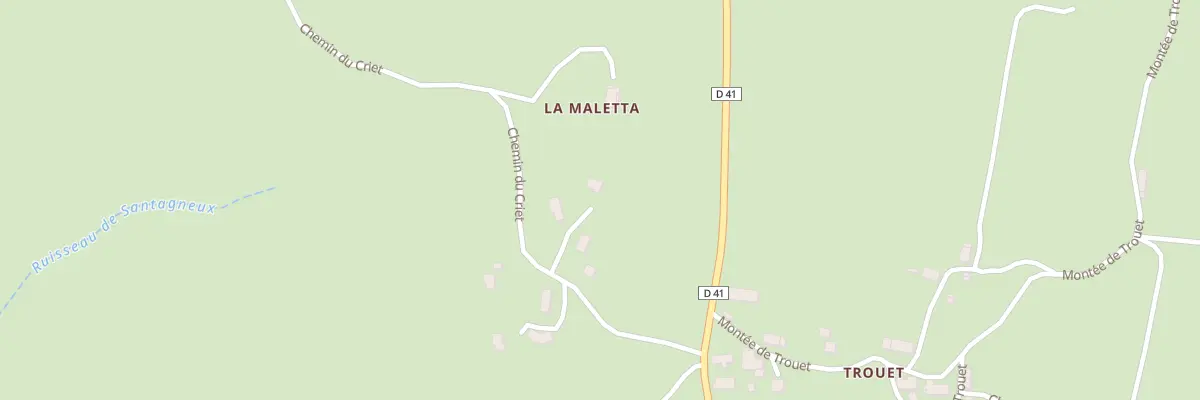 Plan du 5177F La Maletta à Meyrieux-Trouet