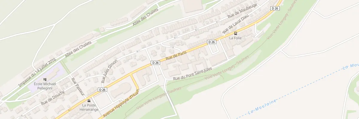 Plan du 144 Rue de Paris à Herserange