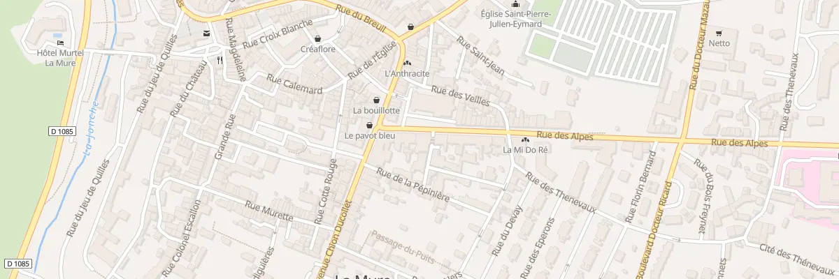 Plan du 16 Rue des Alpes à La Mure