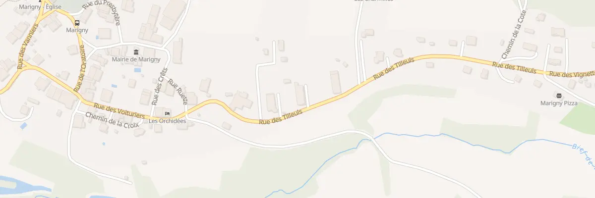 Plan du 9 Rue des Tilleuls à Marigny