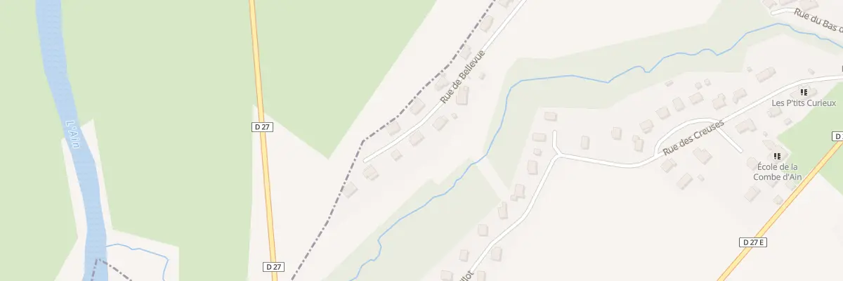 Plan du 13 Rue de Belle Vue à Monnet-la-Ville