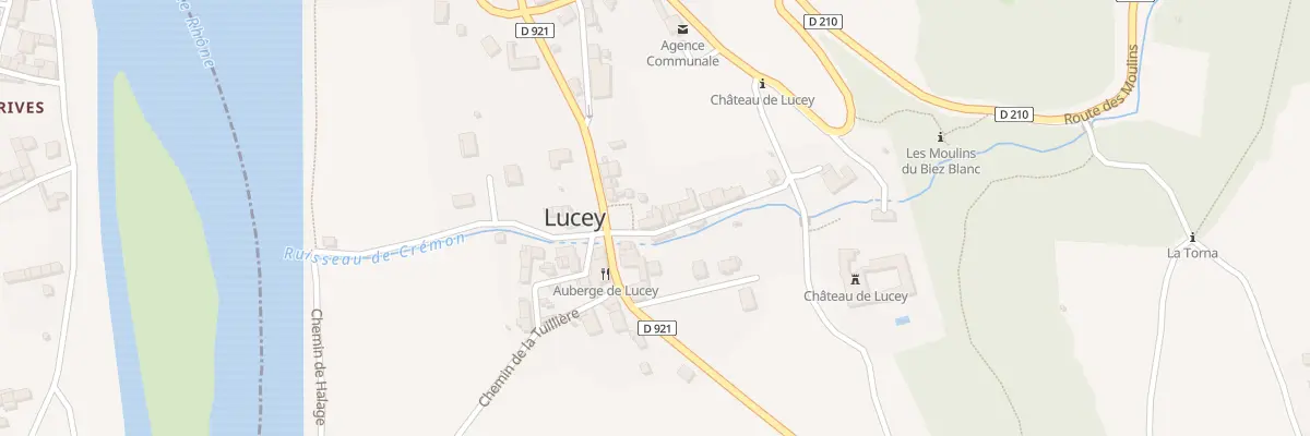 Plan du 129 Che du Jamenoy à Chanaz
