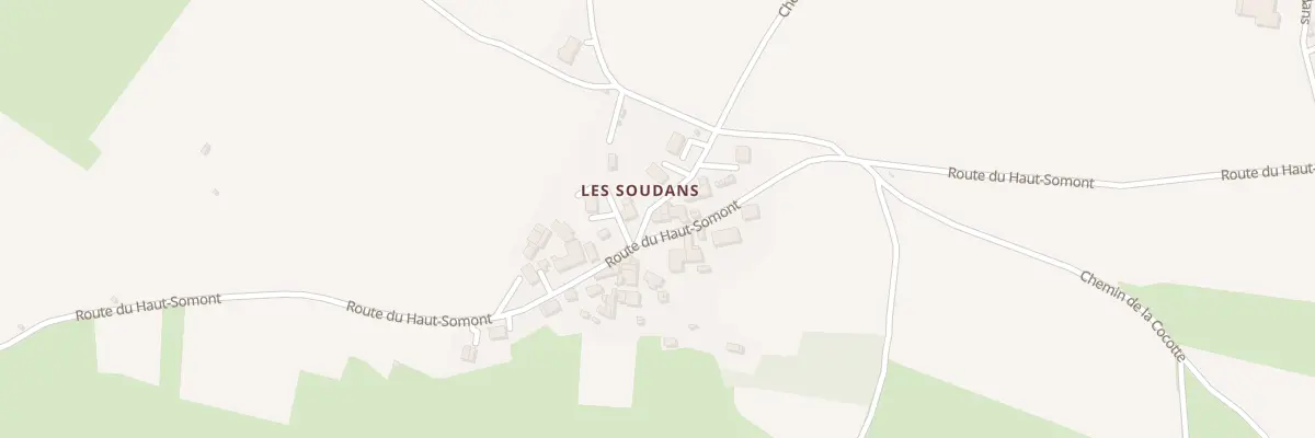 Plan du 12 Che des Soudans à Yenne
