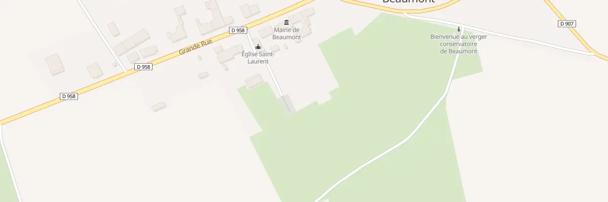 Plan du 12 Gr Grande Rue à Beaumont