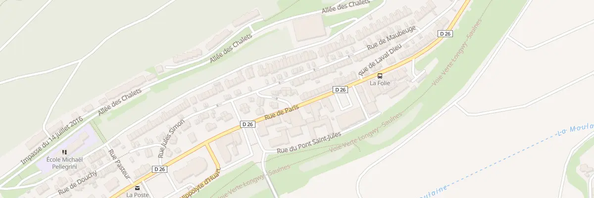 Plan du 157 Rue de Paris à Herserange