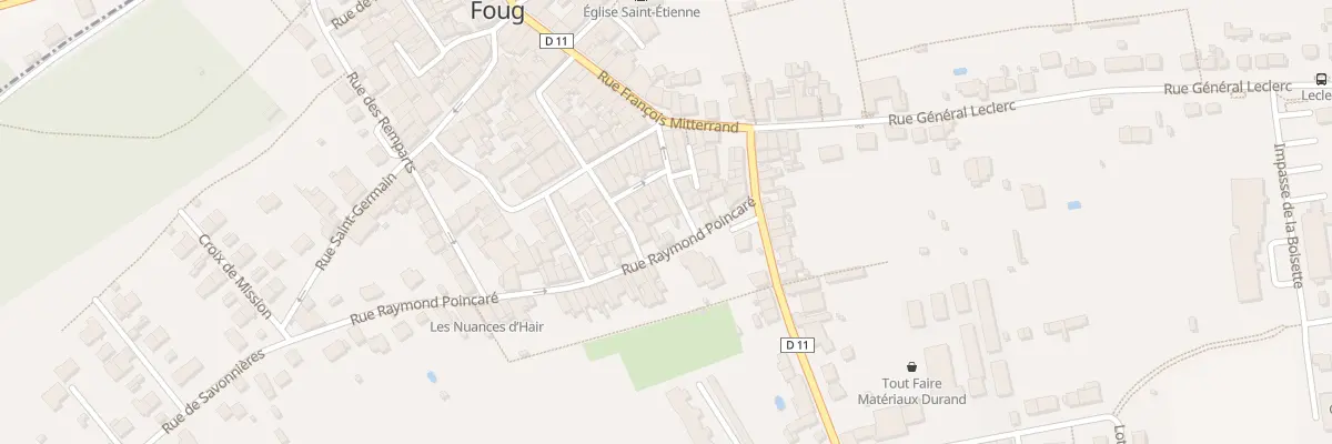 Plan du 5 Rue Notre Dame à Foug