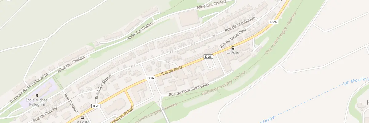Plan du 159 Rue de Paris à Herserange