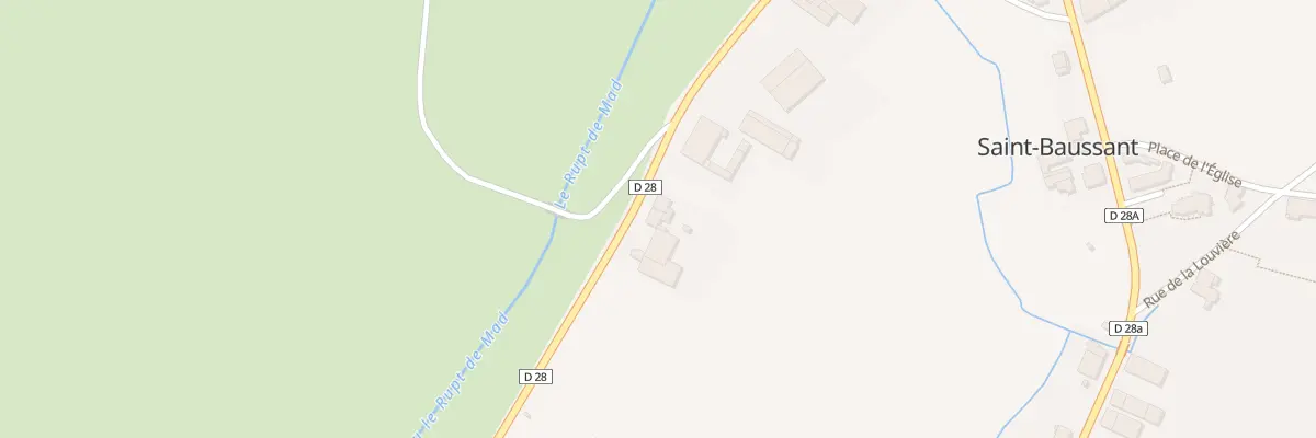 Plan du 8 Rue de la Roche à Saint-Baussant