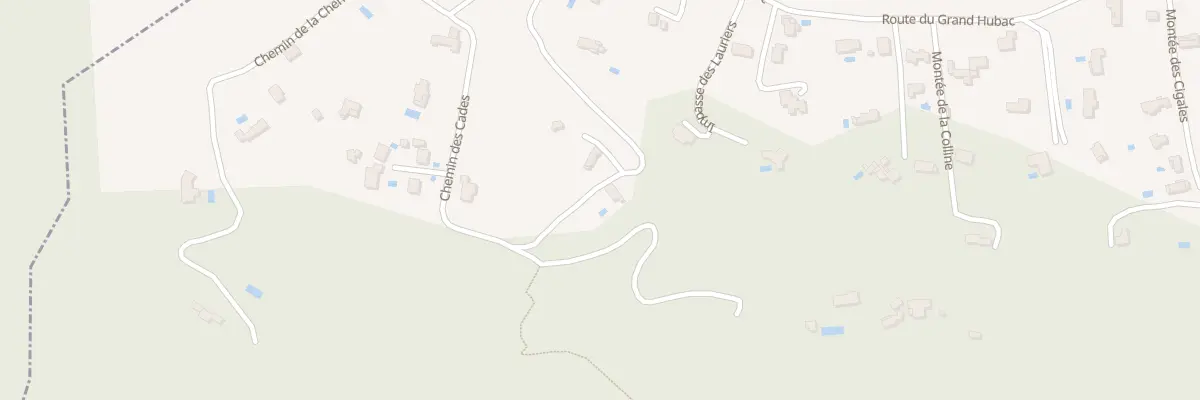 Plan du 376 Che de la Ferme de l’Hubac à Artigues
