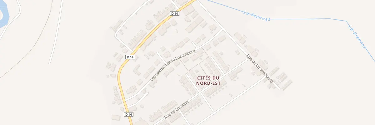 Plan du 21 Lot Rosa Luxemburg à Piennes